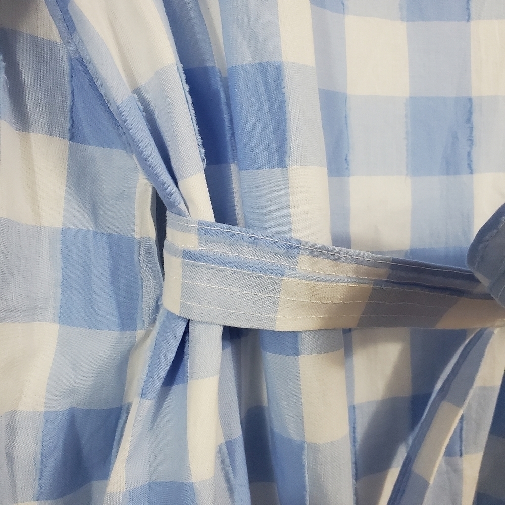 PERSIFOR S SMALL Poppy Checked Gingham Plaid Dress - Picture 5 of 11